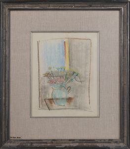 DEL BON ANGELO (1898 - 1952) - Vaso di fiori.