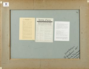 FALZONI GIULIO (1900 - 1978) : Il barbone di Porta Ticinese a Milano.  - Asta Asta 407 | ARTE MODERNA E CONTEMPORANEA Virtuale - Associazione Nazionale - Case d'Asta italiane