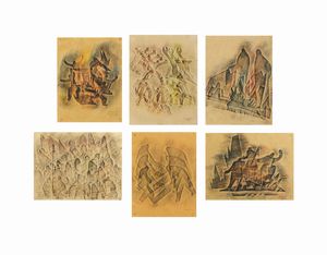 GIANDANTE X (1900 - 1984) - Lotto composto da n. 6 disegni.