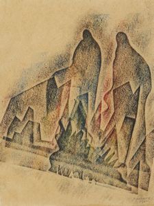 GIANDANTE X (1900 - 1984) : Lotto composto da n. 6 disegni.  - Asta Asta 407 | ARTE MODERNA E CONTEMPORANEA Virtuale - Associazione Nazionale - Case d'Asta italiane