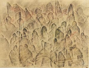 GIANDANTE X (1900 - 1984) : Lotto composto da n. 6 disegni.  - Asta Asta 407 | ARTE MODERNA E CONTEMPORANEA Virtuale - Associazione Nazionale - Case d'Asta italiane