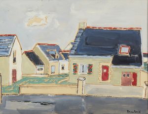 TAMBURI ORFEO (1910 - 1994) - Paesaggio urbano.