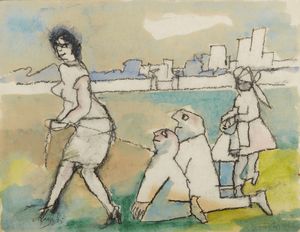 MACCARI MINO (1898 - 1989) - Senza titolo.