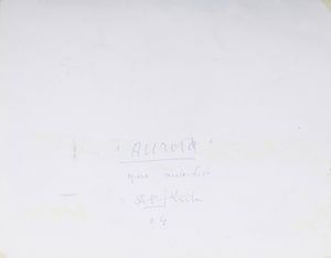 KODRA IBRAHIM (1918 - 2006) : Aurora.  - Asta Asta 407 | ARTE MODERNA E CONTEMPORANEA Virtuale - Associazione Nazionale - Case d'Asta italiane