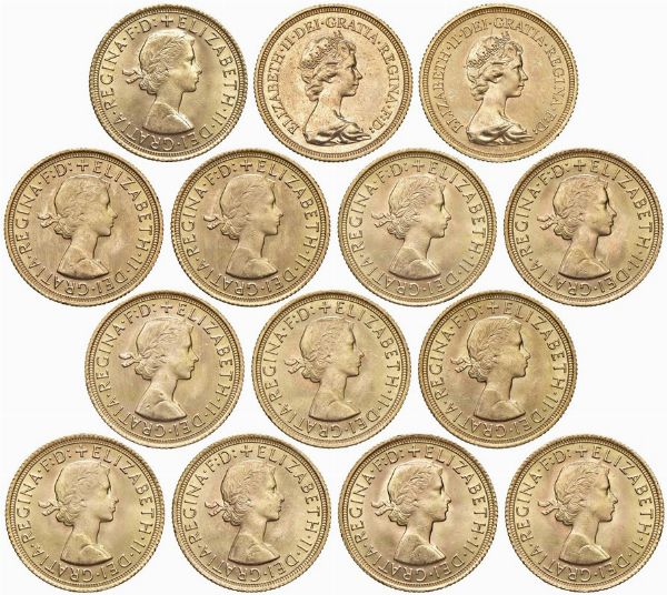 GRAN BRETAGNA. QUATTORDICI STERLINE  - Asta MEDAGLIE DI VENEZIA. MONETE E MEDAGLIE IN ORO ESTERE - Associazione Nazionale - Case d'Asta italiane