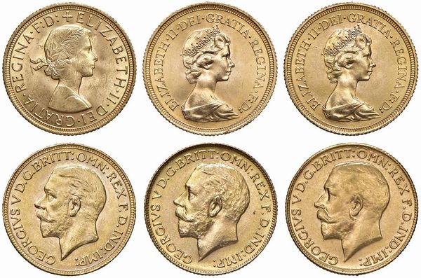 GRAN BRETAGNA. SEI STERLINE  - Asta MEDAGLIE DI VENEZIA. MONETE E MEDAGLIE IN ORO ESTERE - Associazione Nazionale - Case d'Asta italiane