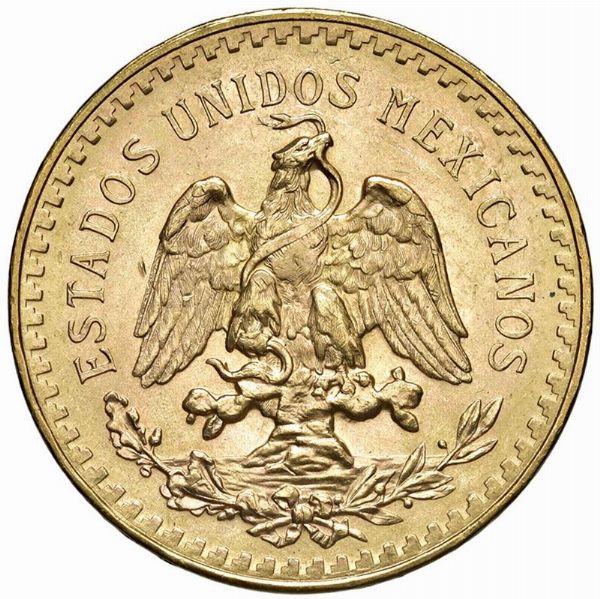 MESSICO. 50 PESOS 1947  - Asta MEDAGLIE DI VENEZIA. MONETE E MEDAGLIE IN ORO ESTERE - Associazione Nazionale - Case d'Asta italiane