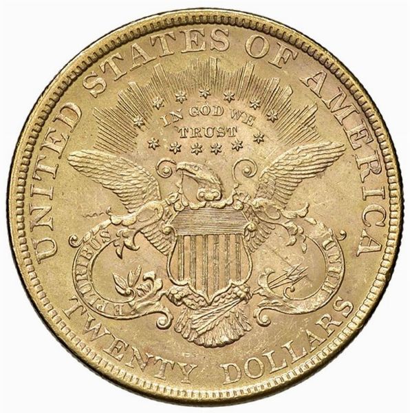 STATI UNITI. 20 DOLLARI &ldquo;LIBERTY HEAD&rdquo; 1900  - Asta MEDAGLIE DI VENEZIA. MONETE E MEDAGLIE IN ORO ESTERE - Associazione Nazionale - Case d'Asta italiane