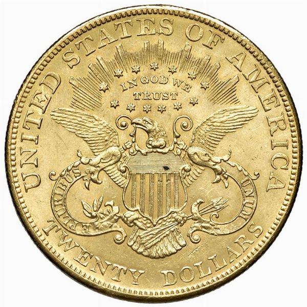 STATI UNITI. 20 DOLLARI &ldquo;LIBERTY HEAD&rdquo; 1904  - Asta MEDAGLIE DI VENEZIA. MONETE E MEDAGLIE IN ORO ESTERE - Associazione Nazionale - Case d'Asta italiane