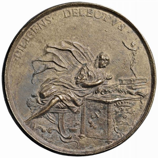 ANTONIO VALLISNERI (1661-1730) MEDICO E NATURALISTA ALL’UNIVERSITÀ DI PADOVA. MEDAGLIA 1727 OPUS SELVI  - Asta MEDAGLIE DI VENEZIA. MONETE E MEDAGLIE IN ORO ESTERE - Associazione Nazionale - Case d'Asta italiane