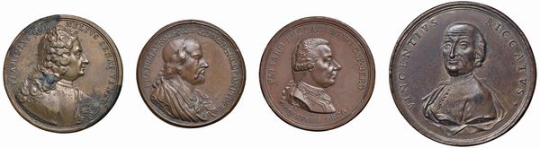 QUATTRO MEDAGLIE IN BRONZO  - Asta MEDAGLIE DI VENEZIA. MONETE E MEDAGLIE IN ORO ESTERE - Associazione Nazionale - Case d'Asta italiane
