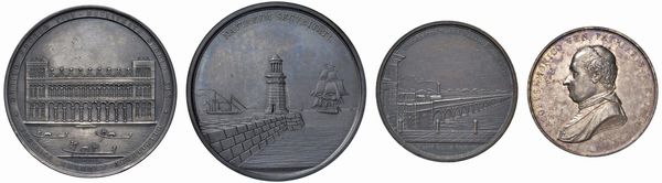 QUATTRO MEDAGLIE IN BRONZO  - Asta MEDAGLIE DI VENEZIA. MONETE E MEDAGLIE IN ORO ESTERE - Associazione Nazionale - Case d'Asta italiane