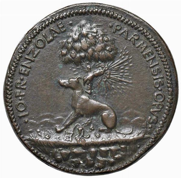 FRANCESCO I SFORZA (1450-1466) DUCA DI MILANO. MEDAGLIA CELEBRATIVA FUSA NEL 1456 OPUS GIANFRANCESCO ENZOLA  - Asta MEDAGLIE DI VENEZIA. MONETE E MEDAGLIE IN ORO ESTERE - Associazione Nazionale - Case d'Asta italiane