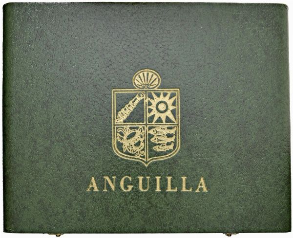 ANGUILLA. TERRITORIO BRITANNICO D’OLTREMARE DAL 1962. PROOF SET 1968 DI OTTO MONETE (100, 20, 10 E 5 DOLLARI IN ORO 900; 4, 2, 1 E ½ IN ARGENTO 1.000). IN ASTUCCIO ORIGINALE E CERTIFICATO DI EMISSIONE N. 81  - Asta MEDAGLIE DI VENEZIA. MONETE E MEDAGLIE IN ORO ESTERE - Associazione Nazionale - Case d'Asta italiane
