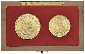 CECOSLOVACCHIA. REPUBBLICA SOCIALISTA (1960-1990). ZECCA DI KREMNITZ. SET DI DUE MONETE IN ORO (10 E 5 DUCATI 1972) DELLA SERIE “WALDSTEIN” IN ASTUCCIO ORIGINALE E CERTIFICATO DI EMISSIONE. SERIE NUMERATA 235 SU UNA TIRATURA DI 500 ESEMPLARI  - Asta MEDAGLIE DI VENEZIA. MONETE E MEDAGLIE IN ORO ESTERE - Associazione Nazionale - Case d'Asta italiane