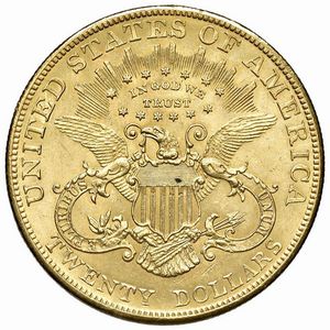 STATI UNITI. 20 DOLLARI &ldquo;LIBERTY HEAD&rdquo; 1904  - Asta MEDAGLIE DI VENEZIA. MONETE E MEDAGLIE IN ORO ESTERE - Associazione Nazionale - Case d'Asta italiane