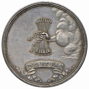 PIETRO GRIMANI (1741-1752) CXV DOGE. MEDAGLIA CELEBRATIVA DELLA SOCIETÀ DI SAN MARCO CONIATA NELLA ZECCA DI GINEVRA NEL 1744 OPUS ANTOINE DASSIER  - Asta MEDAGLIE DI VENEZIA. MONETE E MEDAGLIE IN ORO ESTERE - Associazione Nazionale - Case d'Asta italiane