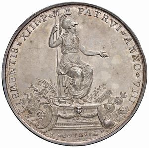 ABBONDIO REZZONICO (1742-1810) SENATORE A ROMA DURANTE GLI OTTO ANNI DI PONTIFICATO DI SUO ZIO CLEMENTE XIII. MEDAGLIA CELEBRATIVA CONIATA A ROMA NEL 1766 OPUS ANTONIO PAZZAGLIA  - Asta MEDAGLIE DI VENEZIA. MONETE E MEDAGLIE IN ORO ESTERE - Associazione Nazionale - Case d'Asta italiane