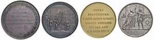 QUATTRO MEDAGLIE IN BRONZO  - Asta MEDAGLIE DI VENEZIA. MONETE E MEDAGLIE IN ORO ESTERE - Associazione Nazionale - Case d'Asta italiane