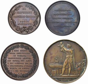 QUATTRO MEDAGLIE IN BRONZO  - Asta MEDAGLIE DI VENEZIA. MONETE E MEDAGLIE IN ORO ESTERE - Associazione Nazionale - Case d'Asta italiane