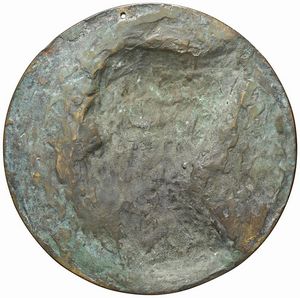 LEONARDO LOREDAN (1501-1521) LXXV DOGE. GRANDE PLACCA UNIFACE IN BRONZO OPUS ANONIMO  - Asta MEDAGLIE DI VENEZIA. MONETE E MEDAGLIE IN ORO ESTERE - Associazione Nazionale - Case d'Asta italiane