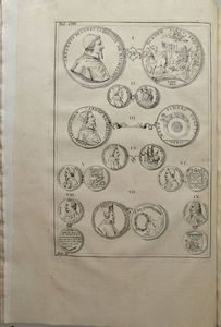 GAETANI PIETRO ANTONIO. MUSEUM MAZZUCHELLIANUM, SEU NUMISMATICA VIRORUM DOCTRINA PRAESTANTIUM, QUAE APUD JO. MARIAM COMITEM MAZZUCHELLUM BRIXIAE SERVANTUR A PETRO ANTONIO DE COMITIBUS GAETANIS BRIXIANO PREBYTERO, ET PATRITIO ROMANO EDITA A. ATQUE ILLUSTRATA. ACCEDIT VERSIO ITALICA STUDIO EQUITIS COSIMI MEI ELABORATA  - Asta MEDAGLIE DI VENEZIA. MONETE E MEDAGLIE IN ORO ESTERE - Associazione Nazionale - Case d'Asta italiane