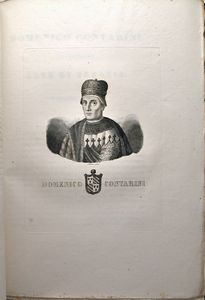 BIOGRAFIE DEI DOGI DI VENEZIA SCRITTE DALLI CHIARISSIMI EMANUELE CAV. CICOGNA, GIOVANNI VELUDO, FRANCESCO CAFFI, GIOVANNI CASONI E GIANNANTONIO CAV. MOSCHINI CON CENTO VENTI RITRATTI INCISI IN RAME DA ANTONIO NANI. EDIZIONE SECONDA COLLA SERIE INCISA DELLE PI PREGEVOLI MEDAGLIE E MONETE PER ESSI CONIATE.  - Asta MEDAGLIE DI VENEZIA. MONETE E MEDAGLIE IN ORO ESTERE - Associazione Nazionale - Case d'Asta italiane