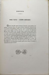 BIOGRAFIE DEI DOGI DI VENEZIA SCRITTE DALLI CHIARISSIMI EMANUELE CAV. CICOGNA, GIOVANNI VELUDO, FRANCESCO CAFFI, GIOVANNI CASONI E GIANNANTONIO CAV. MOSCHINI CON CENTO VENTI RITRATTI INCISI IN RAME DA ANTONIO NANI. EDIZIONE SECONDA COLLA SERIE INCISA DELLE PI PREGEVOLI MEDAGLIE E MONETE PER ESSI CONIATE.  - Asta MEDAGLIE DI VENEZIA. MONETE E MEDAGLIE IN ORO ESTERE - Associazione Nazionale - Case d'Asta italiane