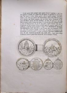 BIOGRAFIE DEI DOGI DI VENEZIA SCRITTE DALLI CHIARISSIMI EMANUELE CAV. CICOGNA, GIOVANNI VELUDO, FRANCESCO CAFFI, GIOVANNI CASONI E GIANNANTONIO CAV. MOSCHINI CON CENTO VENTI RITRATTI INCISI IN RAME DA ANTONIO NANI. EDIZIONE SECONDA COLLA SERIE INCISA DELLE PI PREGEVOLI MEDAGLIE E MONETE PER ESSI CONIATE.  - Asta MEDAGLIE DI VENEZIA. MONETE E MEDAGLIE IN ORO ESTERE - Associazione Nazionale - Case d'Asta italiane
