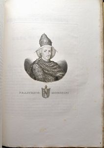 BIOGRAFIE DEI DOGI DI VENEZIA SCRITTE DALLI CHIARISSIMI EMANUELE CAV. CICOGNA, GIOVANNI VELUDO, FRANCESCO CAFFI, GIOVANNI CASONI E GIANNANTONIO CAV. MOSCHINI CON CENTO VENTI RITRATTI INCISI IN RAME DA ANTONIO NANI. EDIZIONE SECONDA COLLA SERIE INCISA DELLE PI PREGEVOLI MEDAGLIE E MONETE PER ESSI CONIATE.  - Asta MEDAGLIE DI VENEZIA. MONETE E MEDAGLIE IN ORO ESTERE - Associazione Nazionale - Case d'Asta italiane