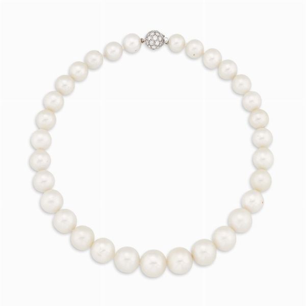 COLLANA DI PERLE SOUTH SEA  - Asta Gioielli - Associazione Nazionale - Case d'Asta italiane