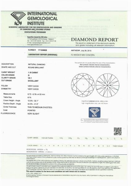 ANELLO SOLITARIO  - Asta Gioielli - Associazione Nazionale - Case d'Asta italiane