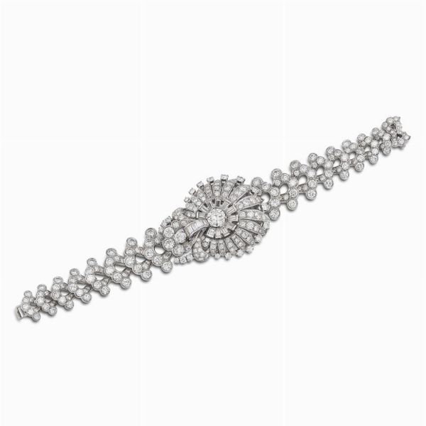 BRACCIALE DI DIAMANTI  - Asta Gioielli - Associazione Nazionale - Case d'Asta italiane