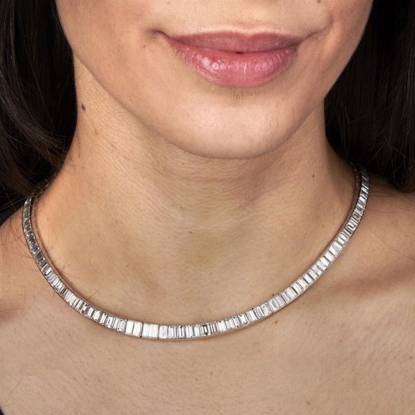 COLLANA RIVI&Egrave;RE DI DIAMANTI  - Asta Gioielli - Associazione Nazionale - Case d'Asta italiane