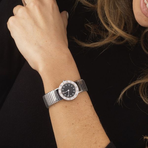 bulgari : BULGARI BULGARI OROLOGIO DA DONNA A PINZA  - Asta Gioielli - Associazione Nazionale - Case d'Asta italiane