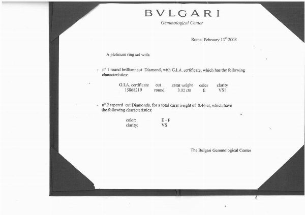 bulgari : BULGARI ANELLO CON DIAMANTI  - Asta Gioielli - Associazione Nazionale - Case d'Asta italiane
