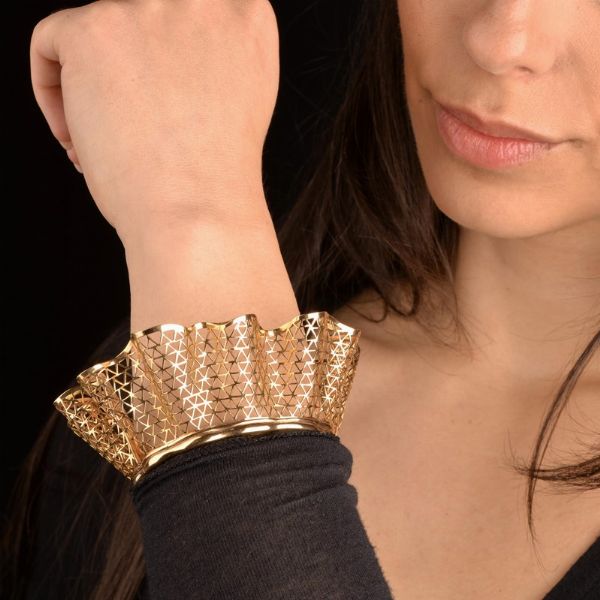 BRACCIALE RIGIDO AD AMPIA FASCIA  - Asta Gioielli - Associazione Nazionale - Case d'Asta italiane