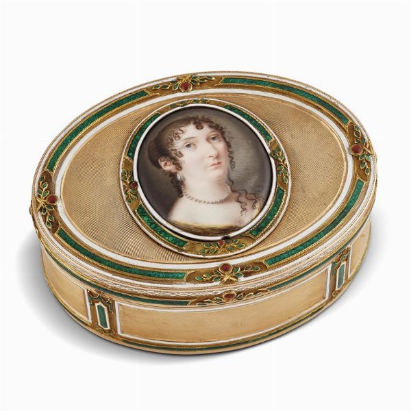 TABACCHIERA OVALE PARIGI SECONDA META XVIII SECOLO  - Asta Gioielli - Associazione Nazionale - Case d'Asta italiane