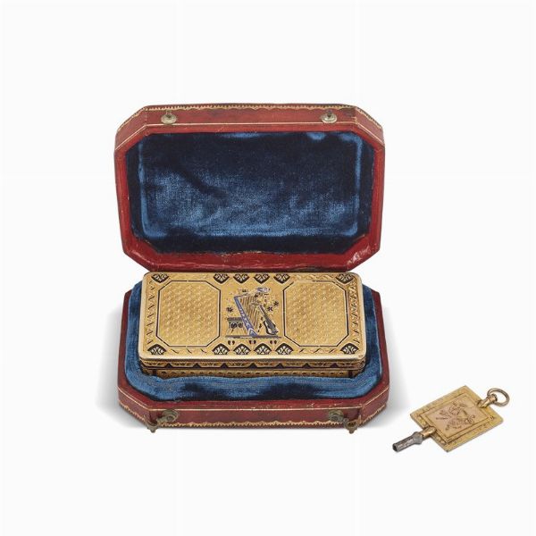 SCATOLA MUSICALE CON CARILLON  - Asta Gioielli - Associazione Nazionale - Case d'Asta italiane