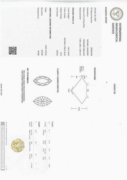 ANELLO CON DIAMANTE FANCY BLU  - Asta Gioielli - Associazione Nazionale - Case d'Asta italiane