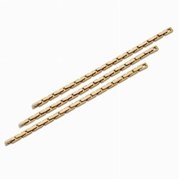 POMELLATO : POMELLATO TRE BRACCIALI A CATENA  - Asta Gioielli - Associazione Nazionale - Case d'Asta italiane