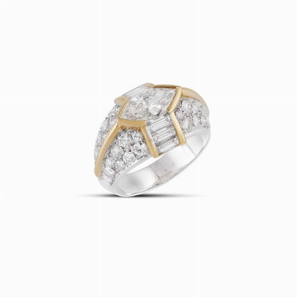 ANELLO CON DIAMANTI  - Asta Gioielli - Associazione Nazionale - Case d'Asta italiane