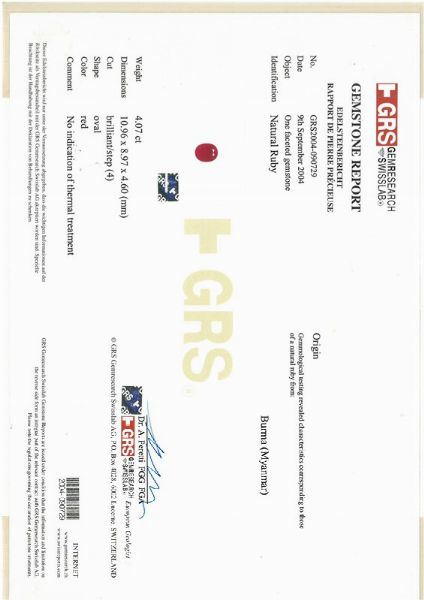 PAIO DI ORECCHINI CON RUBINI BIRMANI E DIAMANTI  - Asta Gioielli - Associazione Nazionale - Case d'Asta italiane