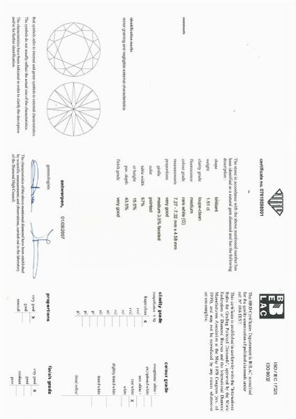 ANELLO SOLITARIO  - Asta Gioielli - Associazione Nazionale - Case d'Asta italiane