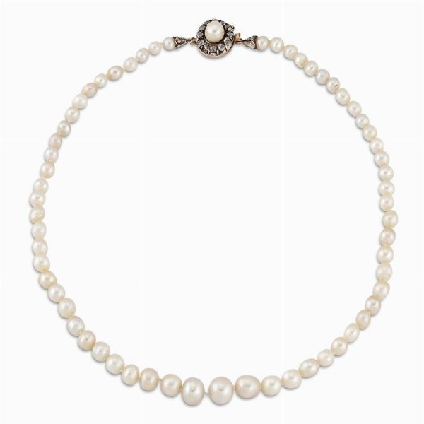 COLLANA DI PERLE NATURALI  - Asta Gioielli - Associazione Nazionale - Case d'Asta italiane