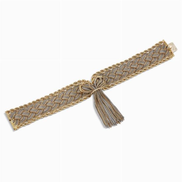 bulgari : BULGARI BRACCIALE A MAGLIA TESSITA  - Asta Gioielli - Associazione Nazionale - Case d'Asta italiane