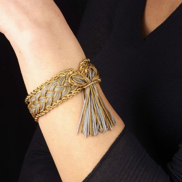 bulgari : BULGARI BRACCIALE A MAGLIA TESSITA  - Asta Gioielli - Associazione Nazionale - Case d'Asta italiane
