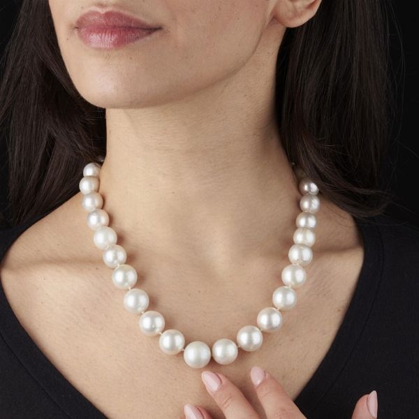 COLLANA DI PERLE SOUTH SEA  - Asta Gioielli - Associazione Nazionale - Case d'Asta italiane