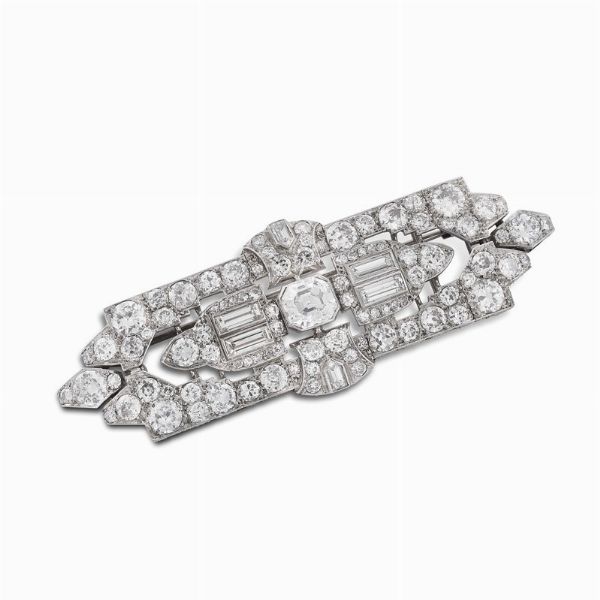 SPILLA CON DIAMANTI  - Asta Gioielli - Associazione Nazionale - Case d'Asta italiane