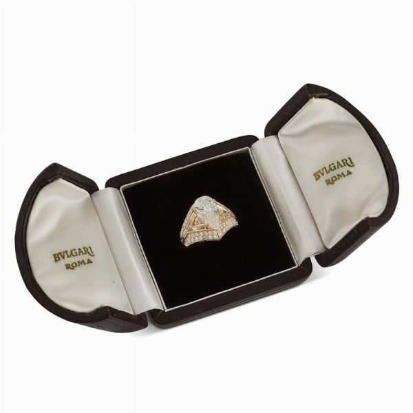 bulgari : BULGARI ANELLO CON DIAMANTI  - Asta Gioielli - Associazione Nazionale - Case d'Asta italiane